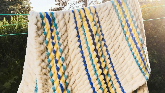 Experience Ultimate Comfort with the Affordable Striped Blanket