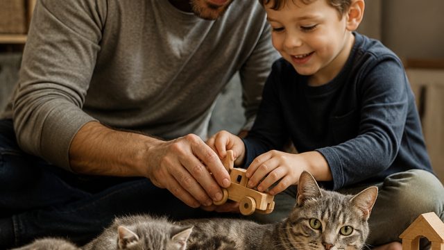 A Heartwarming Tale of Feline Family and Human Kindness | sultan togel88 biz, cara curang, metro77 r